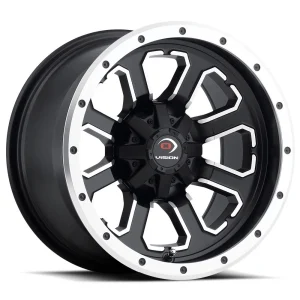 Vision Wheel ATV – 548 COMMANDER – Black – 12″x7″ 2.5mm – Summer Wheels – 548-127100MBMF4